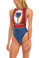 2022 Agua Bendita Arabella Domenica One Piece Swimsuit 