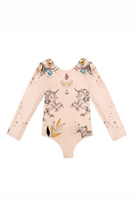 Agua Bendita Girls Mare Honey One Piece Swimsuit