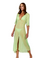 Vix Swimwear Solid Malia Kaftan Lime