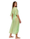 Vix Swimwear Solid Malia Kaftan Lime