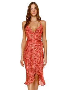 Vix Swimwear Fiorella Leone Dress Red