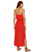 Vix Swimwear Glenda Long Strapless Dress Red Pepper