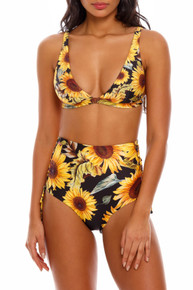 Agua Bendita Sunshower Print Evony Hope Bikini Set