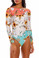 Agua Bendita Sunshower Print Clara Long Sleeve Swimsuit