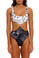Agua Bendita Thoughts Print Kasie One Piece Swimsuit