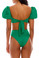 Agua Bendita Balam Palette Calista Isabella Bikini Set Green