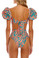 Agua Bendita Balam Print Calista Lily Bikini Set