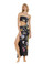 2024 Agua Bendita Embellished Gwen Strapless Cutout Dress