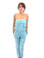 Mikoh Swimwear Jamaica Strapless Pant Romper Hibiscus