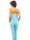 Mikoh Swimwear Jamaica Strapless Pant Romper Hibiscus