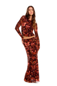 2026 Agua Bendita Ambar Brace Skirt