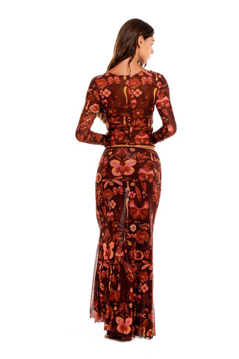 2026 Agua Bendita Ambar Brace Skirt