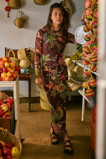 Agua Bendita Ambar Robin Dress