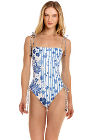 2026 Agua Bendita Batik Posh One Piece Swimsuit