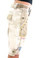 Da-Nang Silk Bermuda Shorts Beige Camouflage