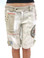 Da-Nang Silk Bermuda Shorts Beige Camouflage