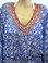 Taj by Sabrina Silk Tunic Blue Print