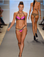 Beach Bunny Swimwear Two-Toned Strappy Bikini Set