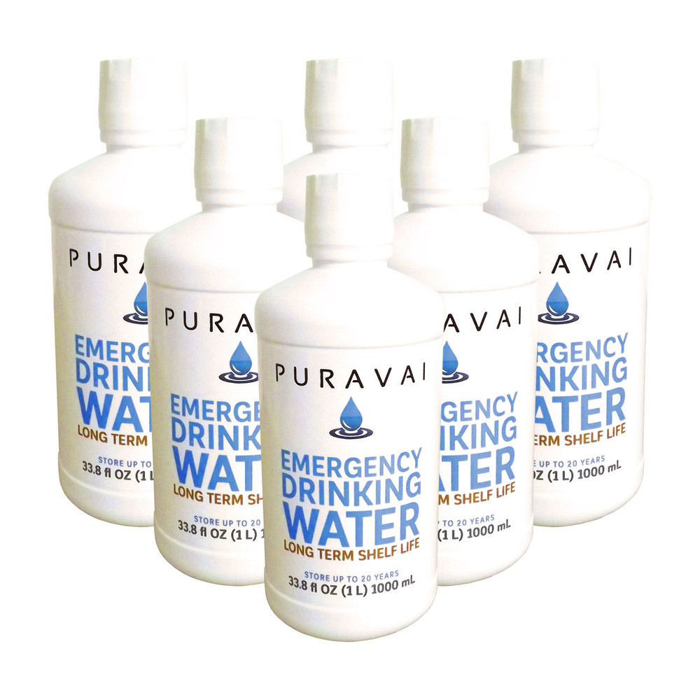 Emergency Drinking Water 20 Yr Shelf Life (Case of 6 Bottles )