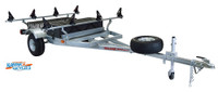 Malone MegaSport™ Trailer Package w/ SaddleUp Pro™ Carriers, Wire Storage Basket, Plastic Storage Drawer, and Spare Tire