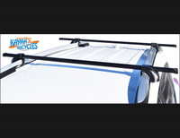 Malone SteelTop™ Roof Rack - Square Crossbars - Raised, Factory Side Rails - Steel - 50", 58" 