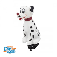 Dalmation Bike Horn 
Novelty horns that are great for kids and adults alike
Perfect for novice riders as well as serious riders who like a little flair, personality, or humor for their group rides
Fits most handlebars