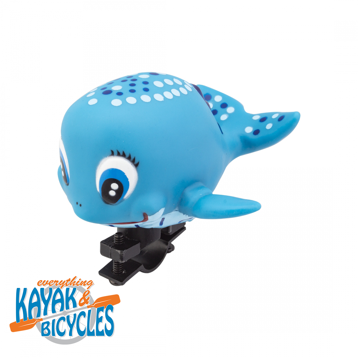 Whale Bike Horn 
Novelty horns that are great for kids and adults alike
Perfect for novice riders as well as serious riders who like a little flair, personality, or humor for their group rides
Fits most handlebars
