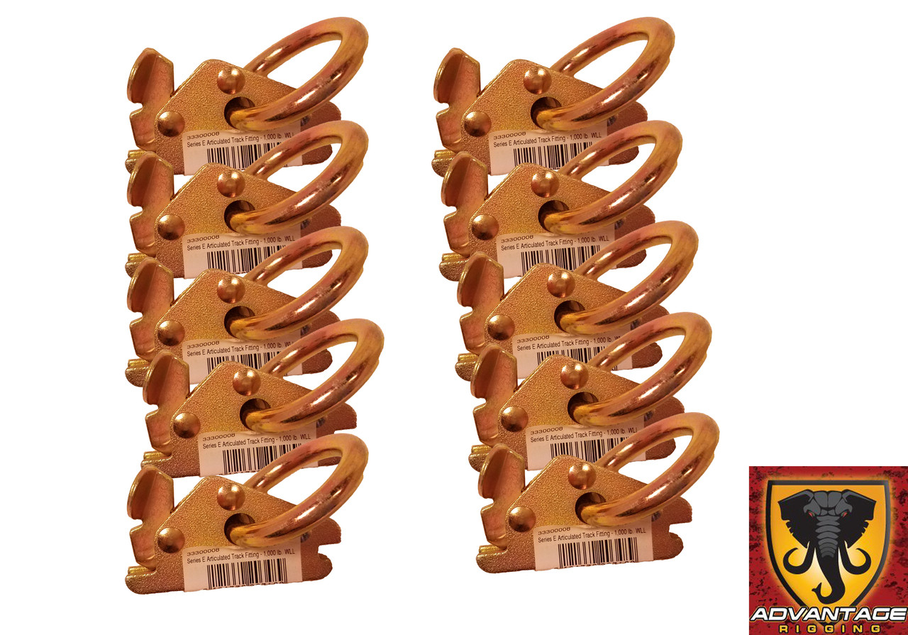 10Pack E-Track Threaded Fitting