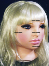 Realistic female rubber display mask MIA 
