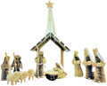 This Beautiful Nativity Scene is handmade using all natural Buri Palm fibre. Its beautifully intricate and delicate figurines depict the nativity scene in a unique and very natural way.