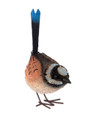 Gorgeous Blue Wren Ornament - Hand Made of All Natural Products - 11cm