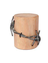 Barb Wire Log - For Display - Small