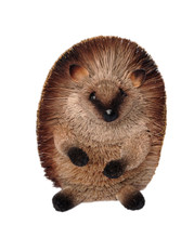 Beautifully Handcrafted, Handmade and all Natural Hedgehog sitting up. Medium size 15cm