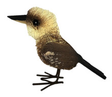 Beautifully Handcrafted, Handmade and all Natural Aussie Cheeky Kookaburra. Small Size. 8cm