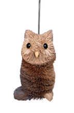 Beautifully Handcrafted, Handmade and all Natural Aussie Owl with hanger. 11cm