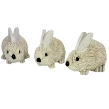 Beautifully Handcrafted, Handmade and all Natural Baby Rabbits. (set of 3)