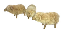 Beautifully Handcrafted, Handmade and all Natural Aussie Sheep. (set of 3) The cutest Sheep you will ever shear