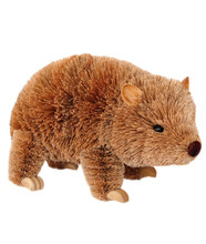 Beautifully Handcrafted, Handmade and all Natural Aussie Wombat. Large size. 18cm