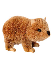 Beautifully Handcrafted, Handmade and all Natural Aussie Wombat. Small Size.