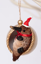 Beautifully Handmade Australian Platypus Christmas Tree Bauble, for the truly Aussie Christmas!!!