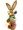35cm-Bunny with Hoe and Carrot - Green - Male