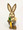 35cm BRISTLESTRAW RABBIT EASTER BUNNY WITH CARROT GREEN MALE