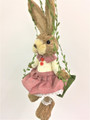 65cm BUNNY WITH BASKET - YELLOW MALE - Bristlebrush Designs