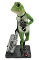Cheeky Frog - with Suit case and Tie 21cm