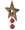 Christmas Door Hanger with Double Bell - STAR - 30cm