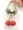 Double Round Christmas Bells on Rope - TREE - 15CM