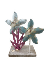 Starfish Mantle Ornament - 2 Starfish 24cm