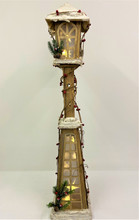 Gorgeous Wooden Light Up Christmas Lantern - Large - 118cm (3 Sizes to choose from)