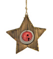 Christmas Door Hanger with Bell - STAR - 18cm