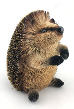 Gorgeous Hedgehog Sitting in the Bush! Standard size. Beautiful Hand Made Design 12cm High